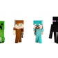 Jada Minecraft 2.5 MetalFigs 4-Pack - Includes Steve in Diamond protective covering  Alex in Leather protective covering  Enderman & Creeper