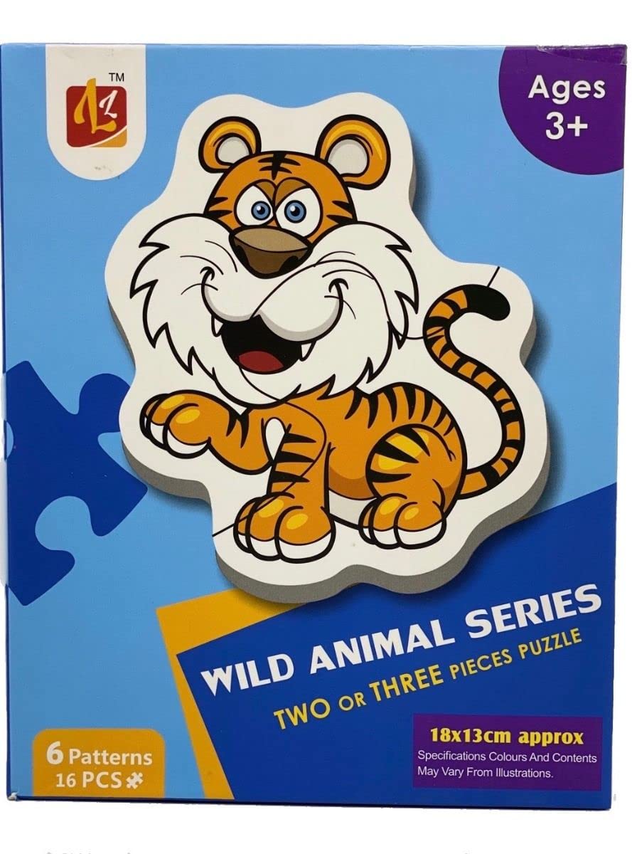 Mallexo Animal Puzzle For Kids Set SelfCorrecting Matching, Jigsaw Puzzles Games Learning Educational Toys For Toddlers Kids Bo