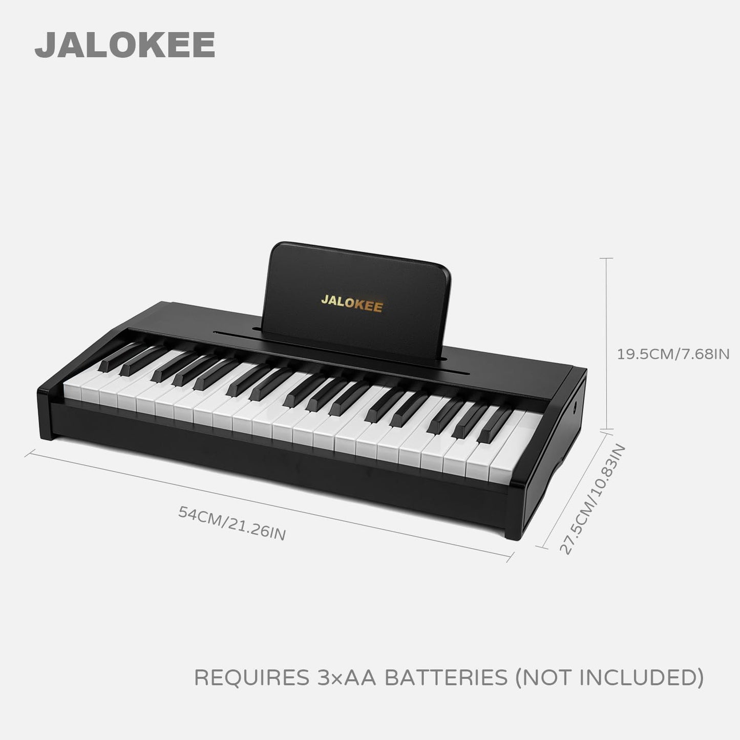 Jalokee Kids Piano Keyboard, 37 Keys Digital Piano For Kids, Music Educational Instrument Toy, Wood Piano For 3+ Girls And Boys