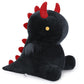 Ditucu Plush Dinosaur Stuffed Animal Toy - Super Soft 10 Inch Black Dino for Kids, Girls, and Boys - Perfect Birthday Gift
