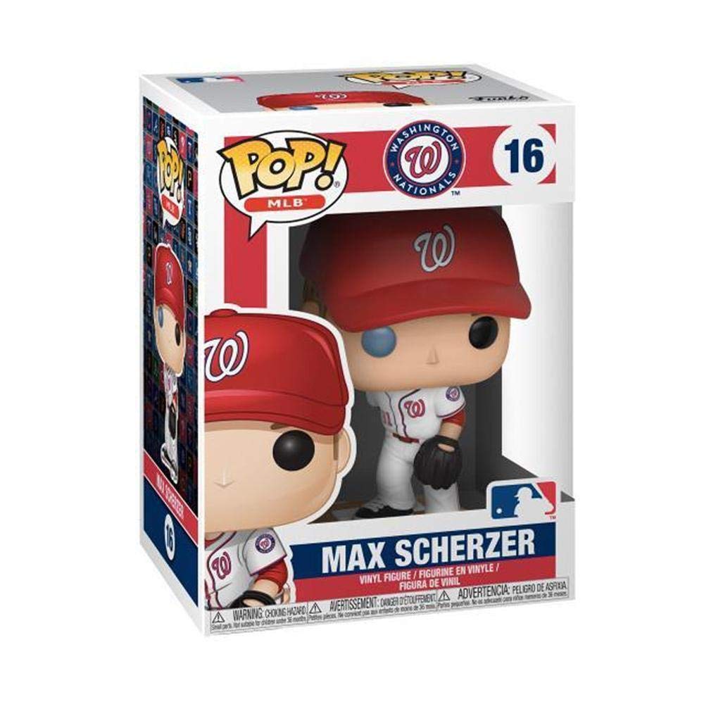 Funko Pop!: Major League Baseball: Max Scherzer Collectible Figure, Multicolor