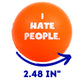 Needzo Anti Stress Balls Assortment, Everything Is Fine, I Hate People, Outward Smiles Inward Screams, Funny Gag Gifts For Coworkers, 2.48 Inches (Pack Of 6)
