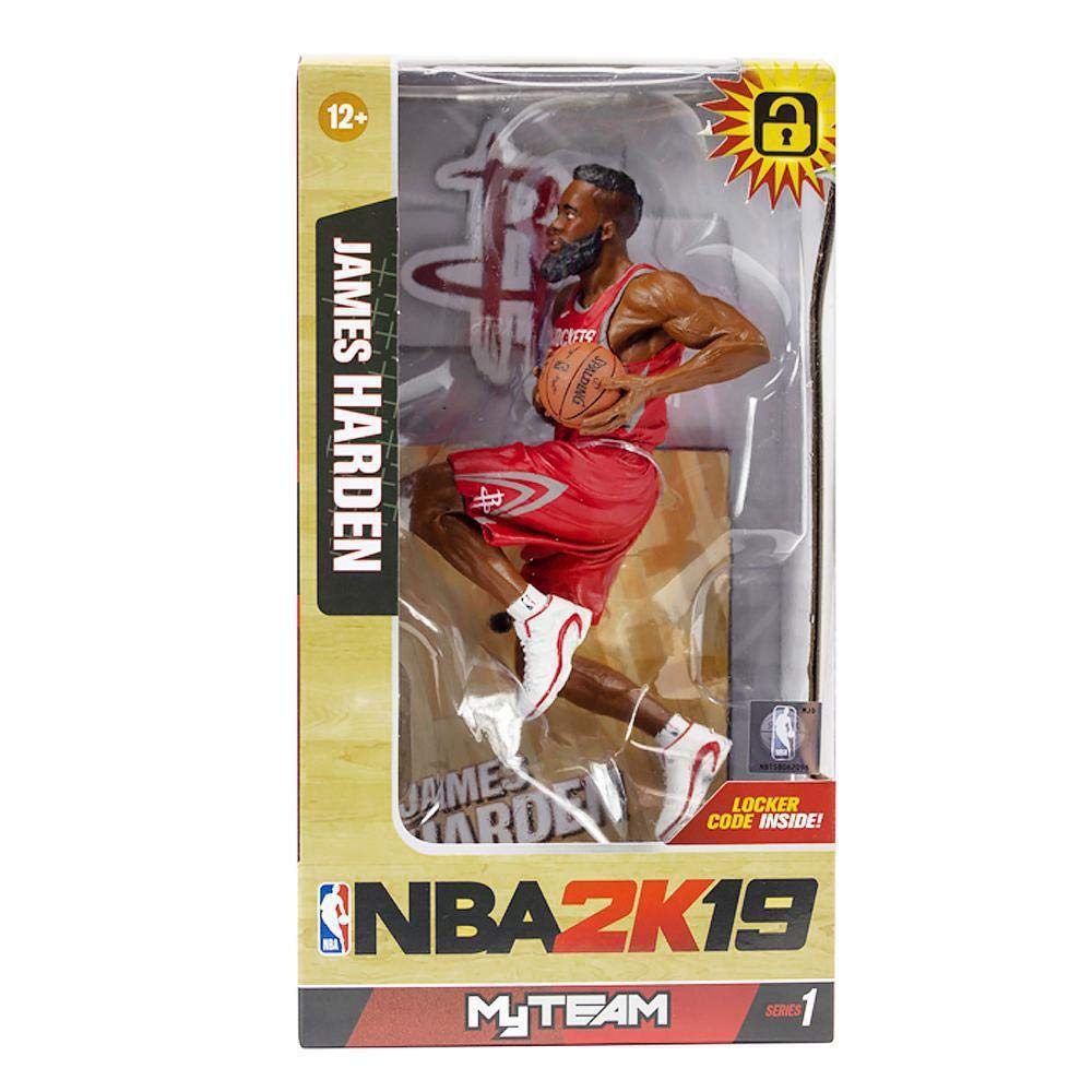 McFarlane Toys NBA 2K19 James Harden Action Figure - Red Plastic Collectible