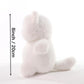 Sew Butiful 8' White Cat Stuffed Animal Plush Toy, Cat Plush Cute Plushies For Animal Themed Parties Teacher Student Award, Animal Toys For Baby, Boy, Girls, Great For Nursery, Room Decor, Bed