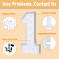 Imprsv 4Ft Marquee Numbers,Diy Light Up Numbers For 30Th Birthday Decorations, Party Party Decorations,Anniversary Party Decor,M