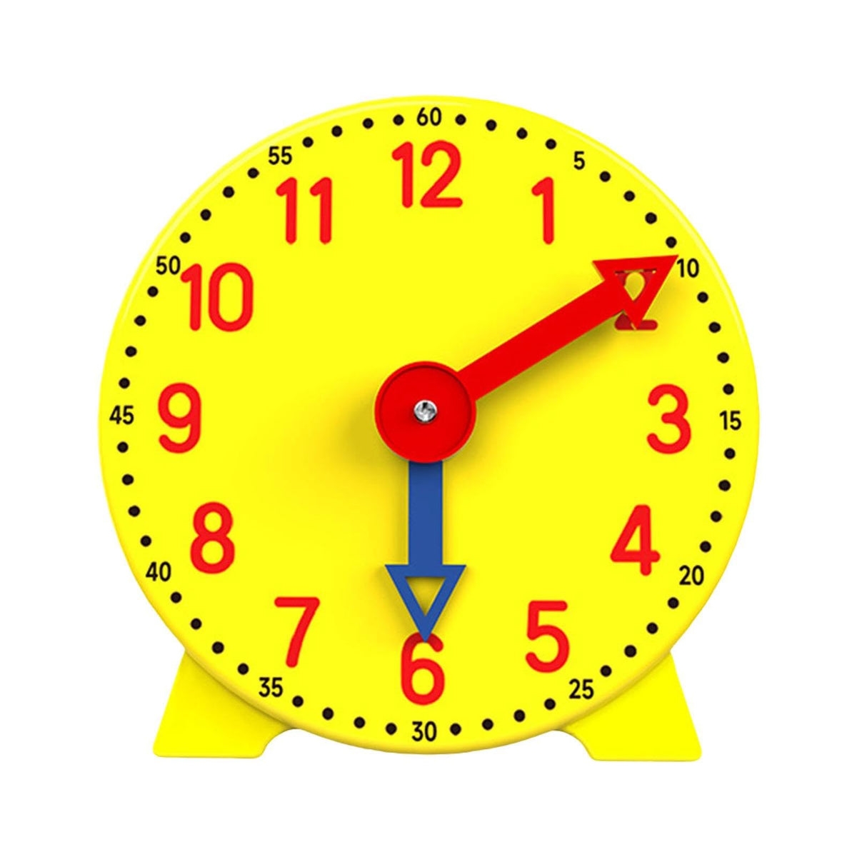 TREDYNEST Teaching Clock Basic Math Development Teaching Tool Telling Time for Ages 5+ 12H | Educational Toys | STEM Toys | Lear