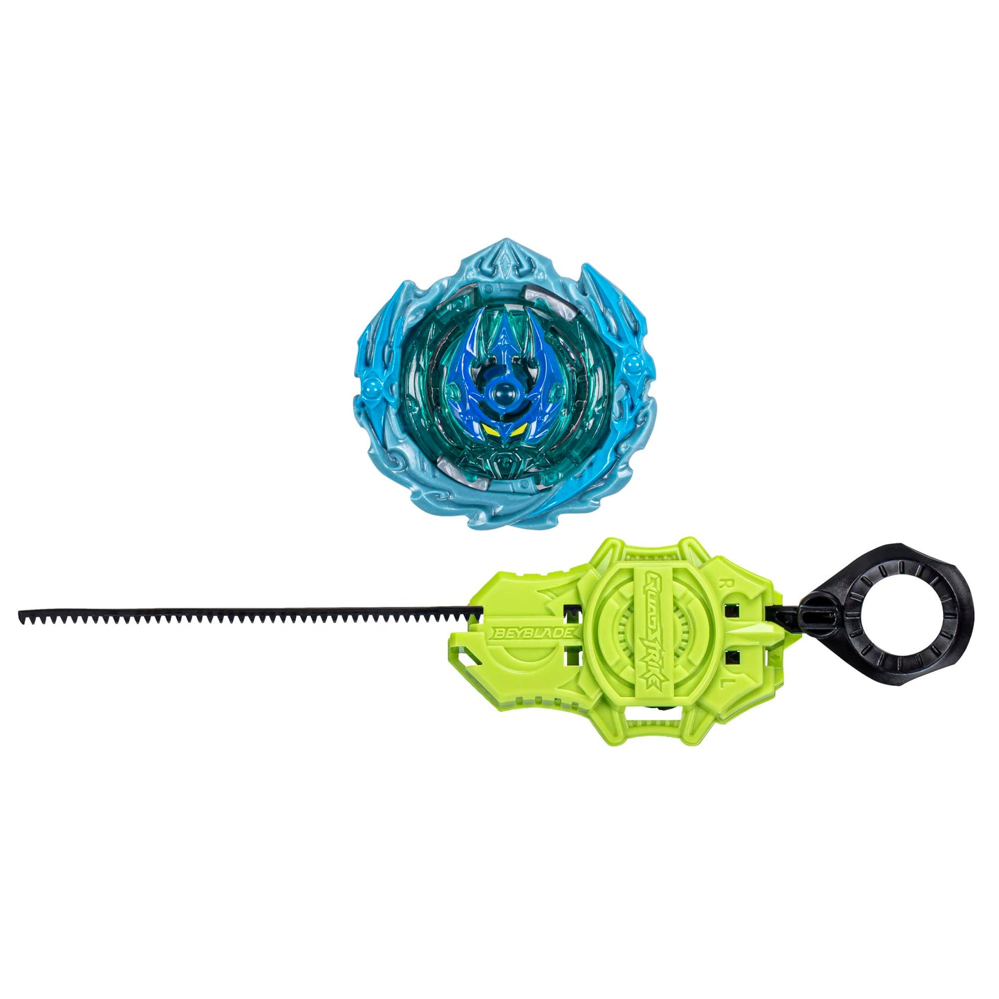 Beycutting edge Burst QuadStrike Hydra Poseidon P8 Spinning Top Starter Pack  Balance/Defense Type Battling Game with Launcher  Kids Toy Set