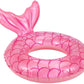 Moko Inflatable Fish Tail Swim Ring, Summer Swimming Float Swimming Circle Pool Float Ride On Pool Raft Tube Outdoor Pool Beach Water Floats Party Supplies Kids Floaties, Rose Gold