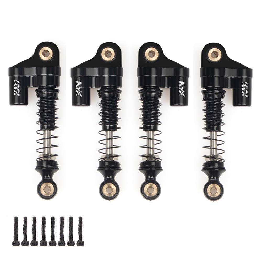 KYX Racing 37mm Metal Suspension Shock Absorber Upgrades Parts Accessories for 1/24 RC Crawler Car Axial SCX24 AXI90081 AXI00001