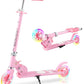 Scooter for Kids Ages 3-10 - Kids Kick Scooters with Led Light Up Wheels & 3 Levels Adjustable Handlebar, Lightweight Foldable 2