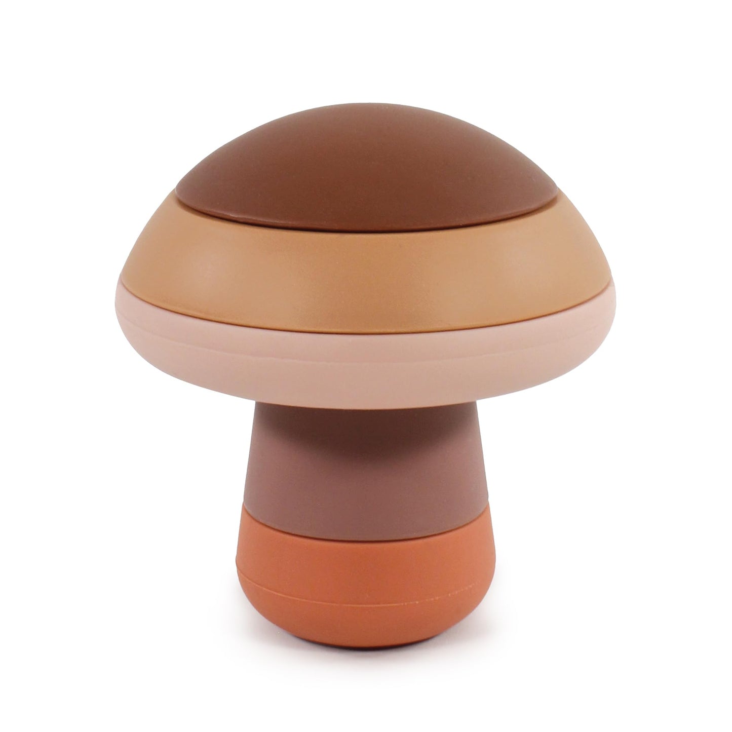 Hudson Baby Silicone Stacking Toy  Mushroom  One Size