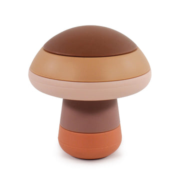 Hudson Baby Silicone Stacking Toy  Mushroom  One Size