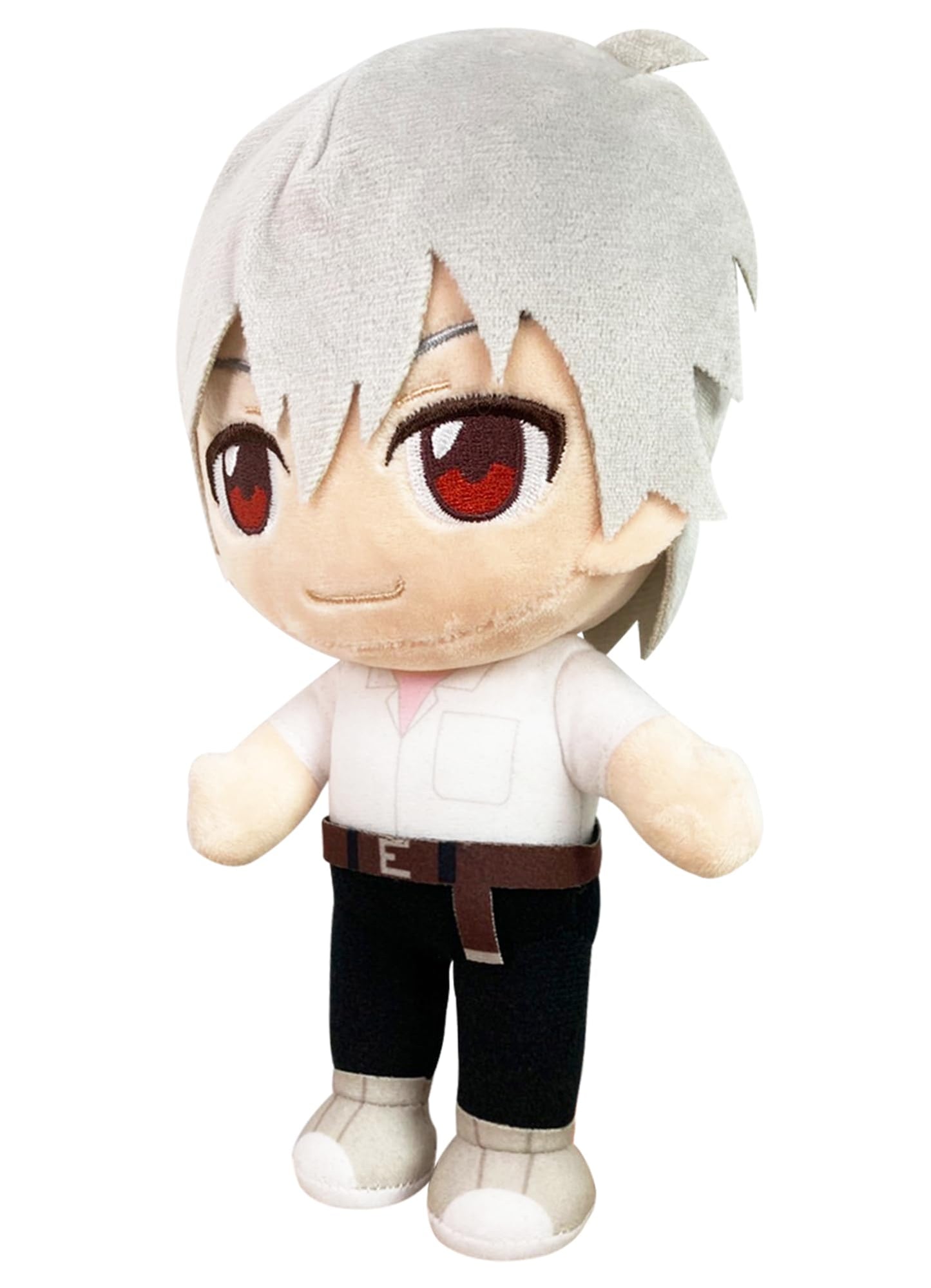 Great Eastern Entertainment Evangelion Kaworu Nagisa Plush - 8" Movable, Multi-Color, Polyester