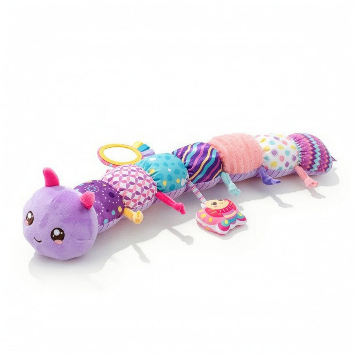 Musical Stuffed Toy With Ruler Soft Caterpillar Toy With Crinkle Music Sensory Stuffed With Rattle Textured For Babies, Infants,
