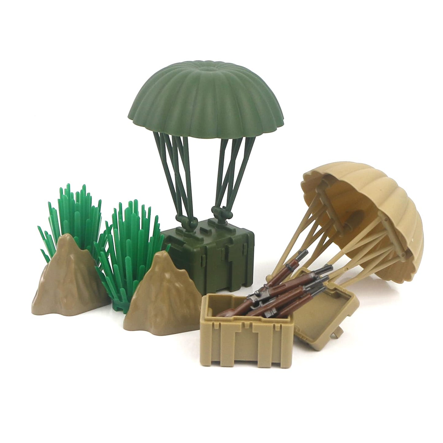 Military  Pack  WW2 Army Gear Kit Bricks Accessories Set  SWAT Building Blocks Parts for Soldier Figures  Compatible with Major Brands