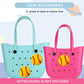 Lckaey Rubber Beach Bag Accessories-PVC Rubber decoration-for EVA Purse Bogg Inserts Y064figure 26