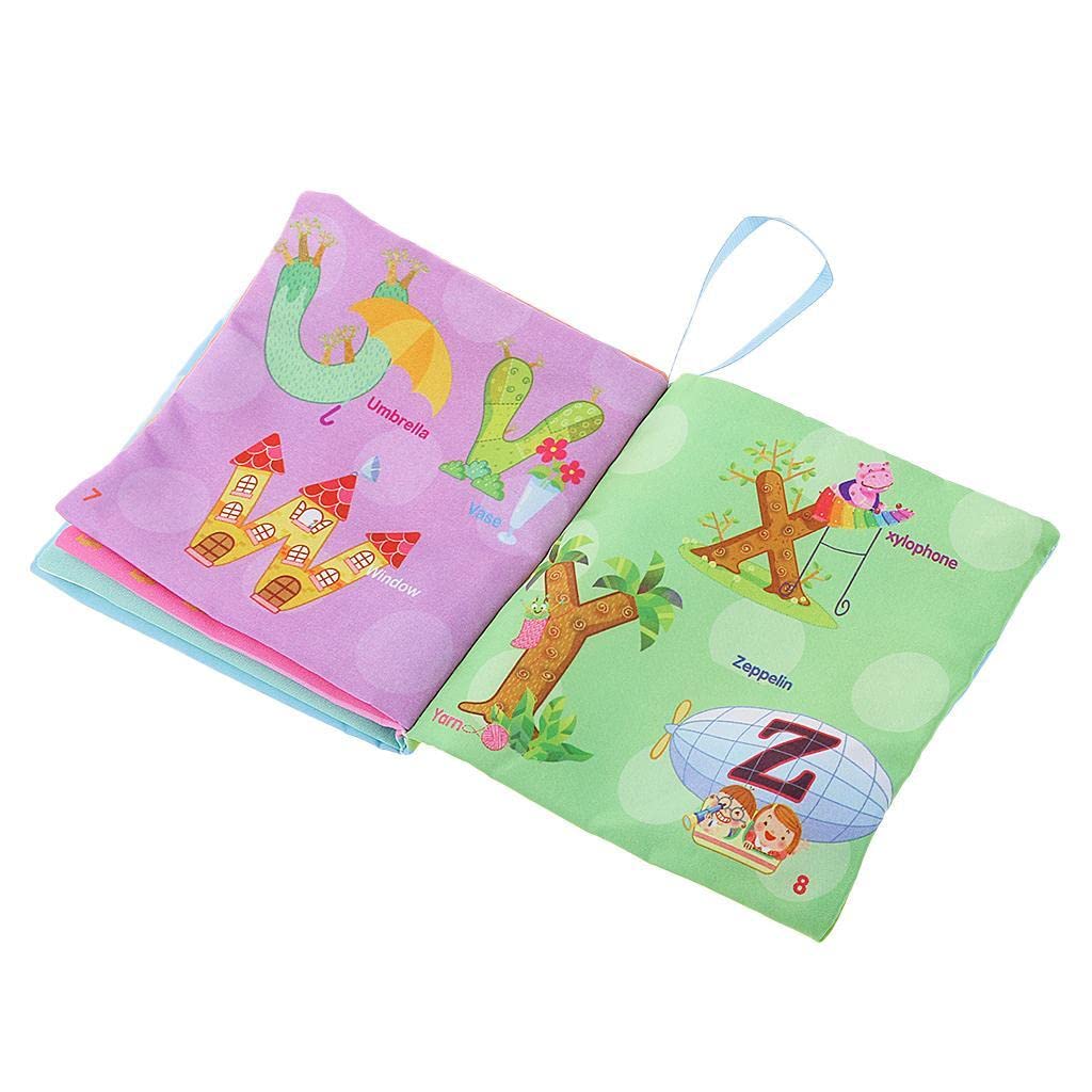 Merishopp Baby Letters Theme Cloth Cognize Book Kid Children Intelligence Development Toys|Baby | Toys For Baby | Developmental 