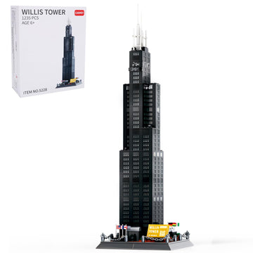 Caximsy Willis Tower Chicago Architecture Model Building Blocks Sets The Office Landmarks Skyline Set Toys Collection For Kids A