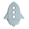 mushie Silicone Baby Teether Toy - Rocket (Cloud), Soft Silicone, Safe for Infants, Model 107895861