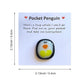 Qitiieli A Little Pocket Penguin Hug, Mini Cute Animal Decoration Pocket Hug Penguin Stress Relief Toy, Special Encourage Birthday Wedding Party Women'S Day Penguin Gift Decoration Children'S Gifts