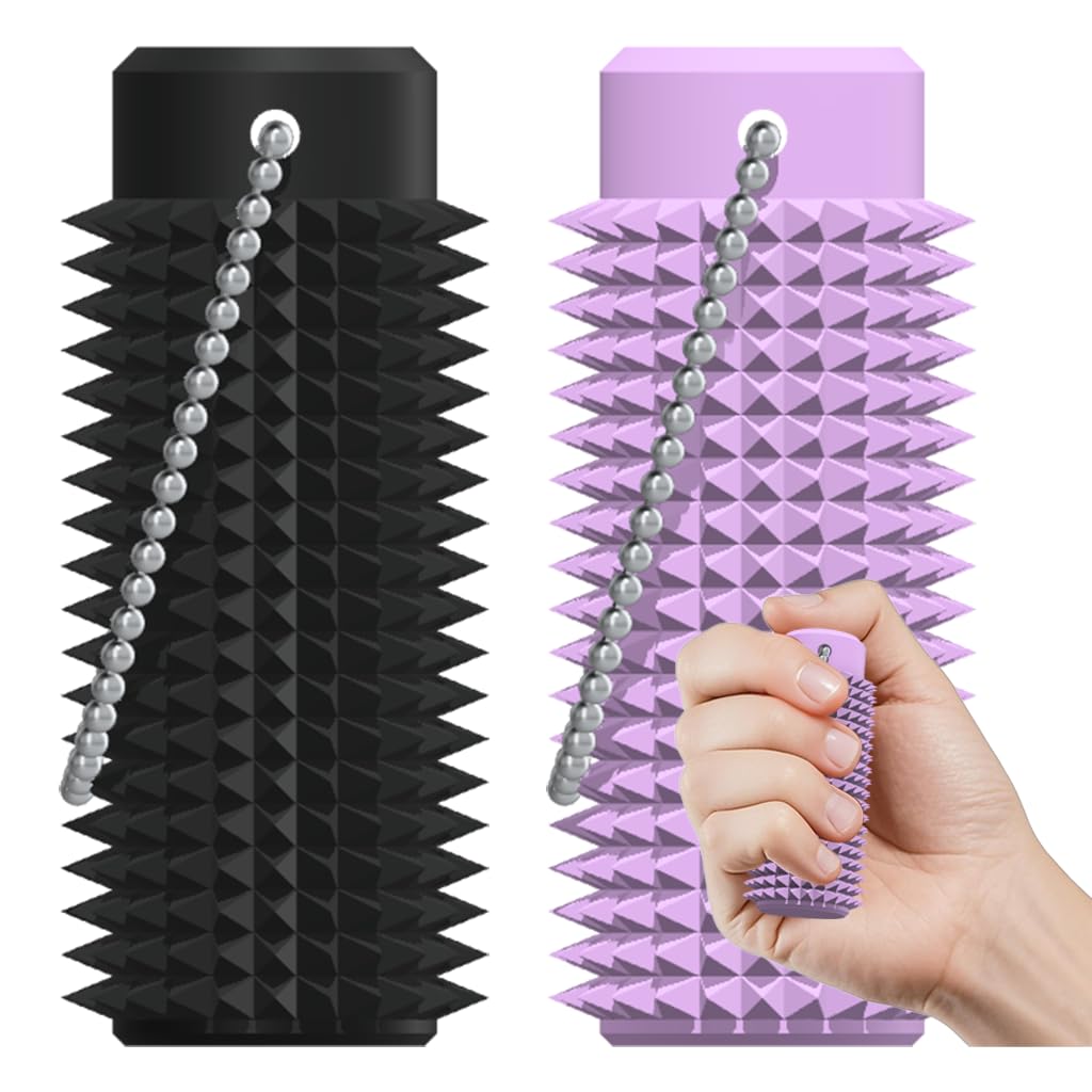 Vatonezich Little Ouchies Fidget - Pocket-Sized Stim Keychain with Spiky Grippie Design, Anxiety & Stress Relief Sensory Toy for