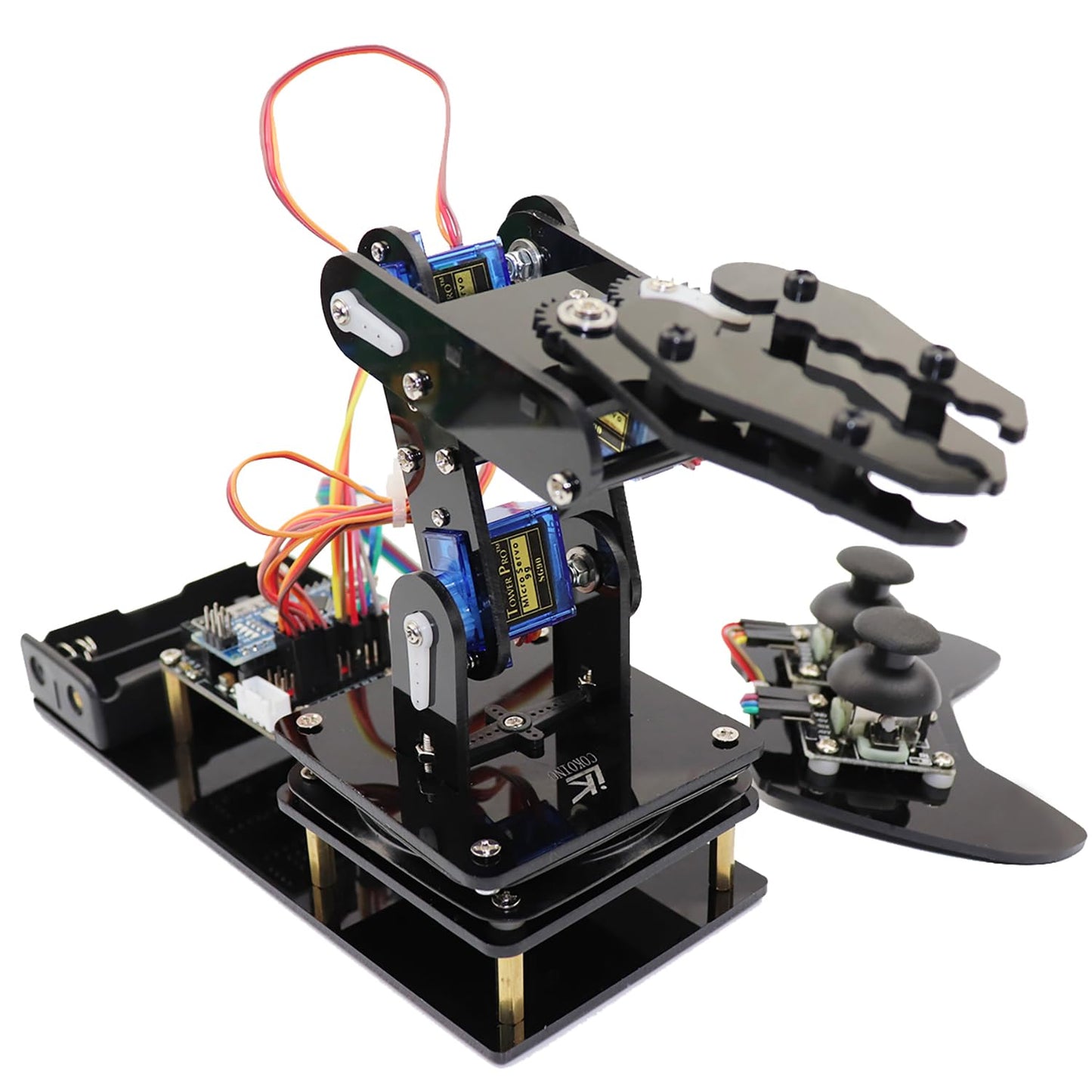 LK COKOINO Robot Arm for Arduino, Smart Robot Building Kit That can Memorize and Repeat Movements for Beginners/Teens/Adults to 