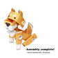 PIPEROID Animals Shiba Inu Dog - Japanese 3D Paper Dog Puzzle DIY Origami Kit for Kids and Adults