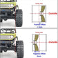 Hobbysoul Adjustable Offset 1.0 Beadlock Wheels, Heavy 1.0 Rc Wheels Weight 21G/Rim For 1/18 Traxxas Trx4M & 1/24 Axial Scx24 90