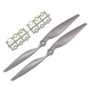 TOP-VIGOR 2pcs CW RC Propellers 1260 12 x 6 Inch 2-Vane RC Vehicle Propellers Replacement for RC Airplane with Adapter Rings Nyl