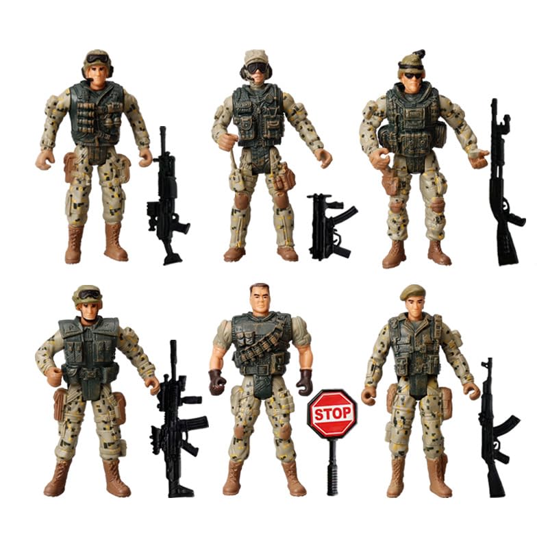 Ai-Fun 12PCS Action Figures Set, Special Force Soldier Figures, Fighting with Zombie Dead and Mercenary Figures Action Figures f