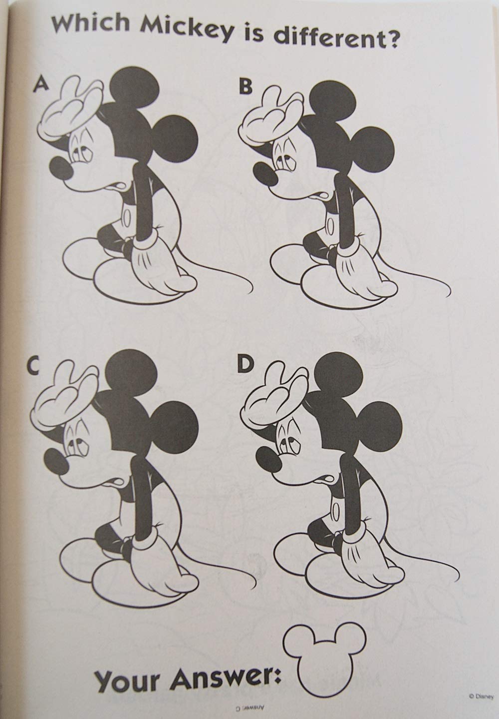 Activity Books Mickey Mouse ''That'S Swell!'' Coloring 80 Pages