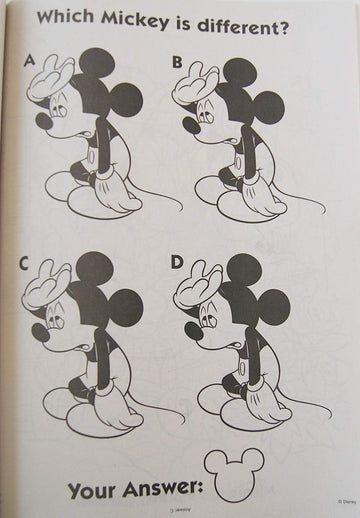 Activity Books Mickey Mouse ''That'S Swell!'' Coloring 80 Pages