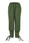 Boys Medieval Pirate Pants Kids Renaissance Costume Viking Ankle Banded Pants for Halloween Party Cosplay