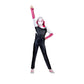 Marvel Spider-Gwen Official Youth Halloween Costume - Premium Quality Hooded Jumpsuit With Pull On Fabric Mask (Small)