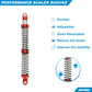 RCAWD 120mm Shock Absorber Damper Universal for a lot of 1/10 RC Hobby Cars, Full Aluminum RC Shock Upgrades, 7075 Adjustable Sh