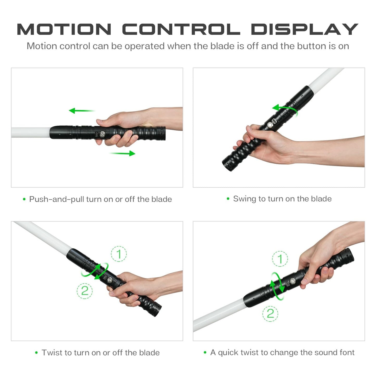CVCBSER FX Dueling Lightsaber RGB 16 Colors Changeable Premium Aluminium Alloy Hilt Light Saber with 12 Mode Sound Force Lightsa