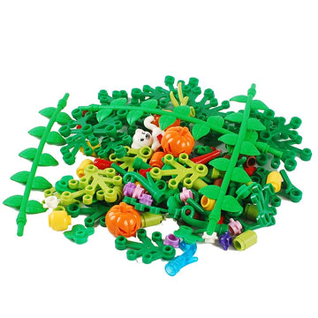 Baenrcy 140Pcs Garden Building Blocks Park Sencery Accessories Plant Set Building Bricks Kit Diy Building Set Compatible All Major Brands