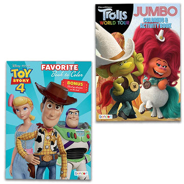 Crenstone Bulk Coloring Books - 16 Kids Coloring & Activity Books for Ages 4-8 - Assorted Bundle - Paper - No Duplicates