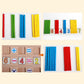 Merishopp Math Counting Number Card Stick Rod Clock Kids Early Learning Toy Gift|Baby | Toys For Baby | Developmental Baby Toys|
