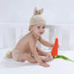 Obeeii Baby Bunny Outfit Easter Photography Prop Crochet Knit Hat Diaper Carrot Set For Boy Girl #Hat+Pant+Carrot 01 One Size
