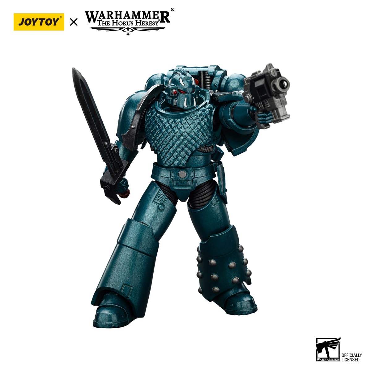 JOYTOY Warhammer The Horus Heresy Alpha Legion Headhunter Prime - 1:18 Scale 4.72in Action Figure Mecha Joy Toy Collection Model