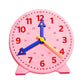 TREDYNEST Learning Clock for Kids Convenient for Boys and Girls Kindergarten Classroom Pink | Educational Toys | STEM Toys | Lea