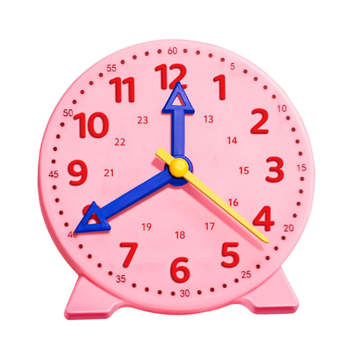 TREDYNEST Learning Clock for Kids Convenient for Boys and Girls Kindergarten Classroom Pink | Educational Toys | STEM Toys | Lea