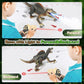 Fruse Remote Control Dinosaur Toys,Electric Rc Spinosaurus W/Light Tracing & Spray Mist,Dinosaur Robot Toys Powered By Rechargeable Battery,Jurassic Dinosaur Toys For Boys Girls Kids Age 3 4 5 6 7 8