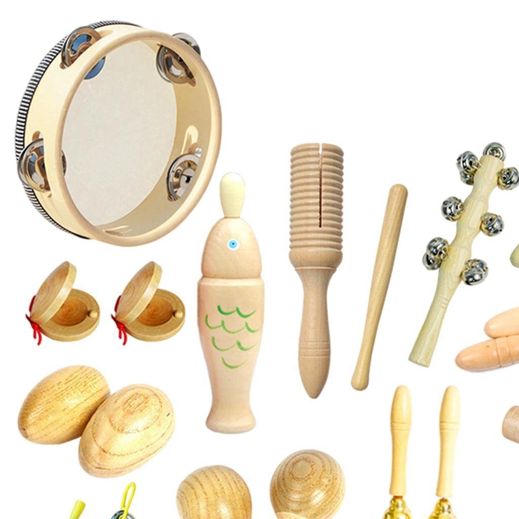 Percussion Instruments Toy With Storage Bag Musical Instrument Set For Boys 13Piece 1.085Kg|Musical Instruments & Gear |Percuss