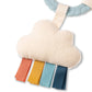 Itzy Ritzy Teething Activity Toy - Bitzy Busy Ring Infant Teething Toy Features Braided Ring & Dangling Toys, Includes Teether, Textured Ribbons, Crinkle Sound & Jingle Bell - 0 Months & Up (Rainbow)