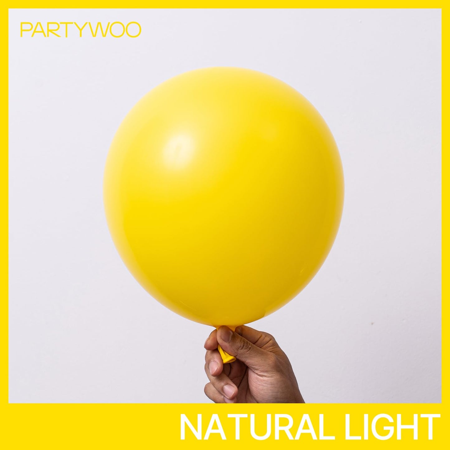 Partywoo Yellow Balloons, 85 Pcs Matte Yellow Balloons Different Sizes Pack Of 18 Inch 12 Inch 10 Inch 5 Inch Yellow Latex Balloons For Balloon Garland Balloon Arch As Party Decorations, Yellow-Y55