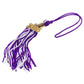 Happy Graduates Preschool And Kindergarten Purple Shiny Graduation Cap And Tassel With 2025 Charm Set, Kindergarten Graduation C