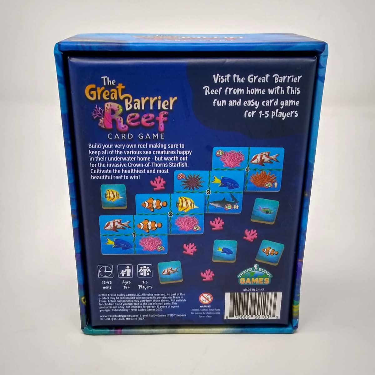 Travel Buddy Games The Great Barrier Reef --Card Game