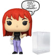 POP Marvel: Spider-Man - Mary Jane Watson limited availability Funko Vinyl Figure (Bundled with Compatible Box Protector Case)  Multicolored  3.75 inches